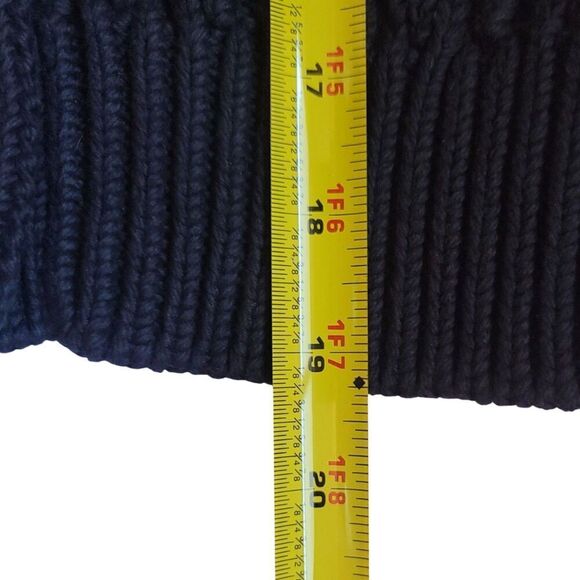 J.Crew Black Cable Knit Double Breasted Cardigan Sweater Size S - Picture 10 of 10